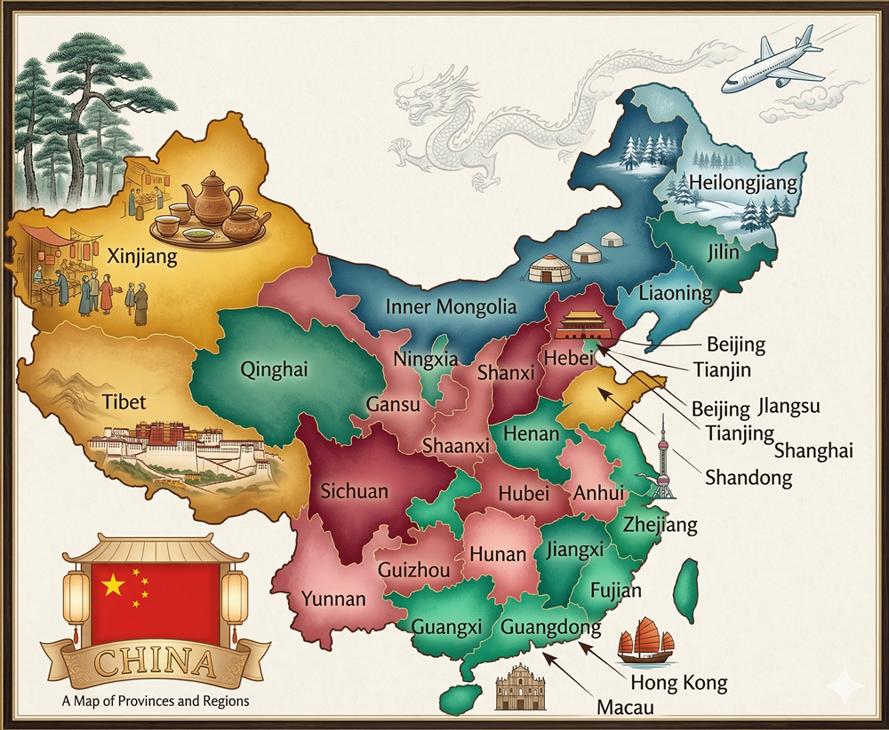 Map of China